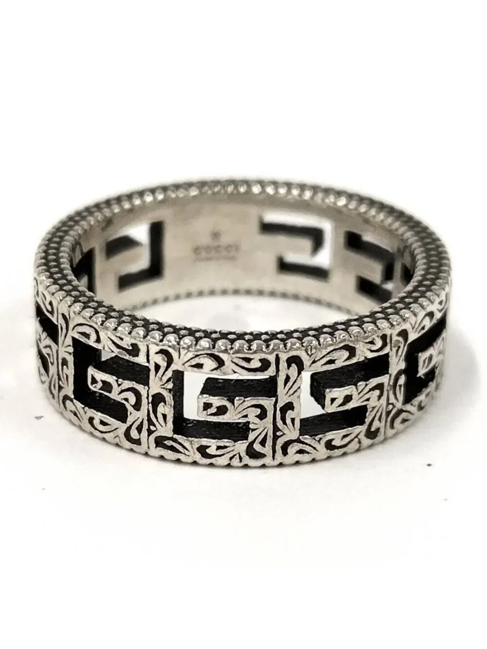 Gucci Square Arabesque Ring